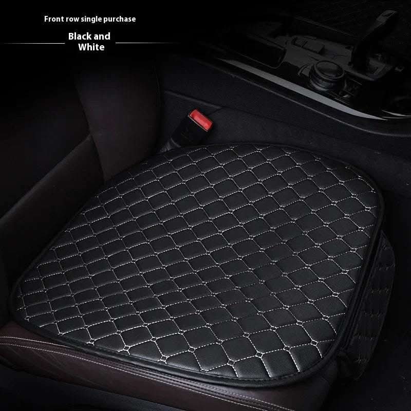 Car Seat Cushion Leather Single Non-slip Non-backrest Three-piece Set Car Mats Factory Delivery Fendax 0