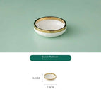 White Gold Plated Sauce Dish