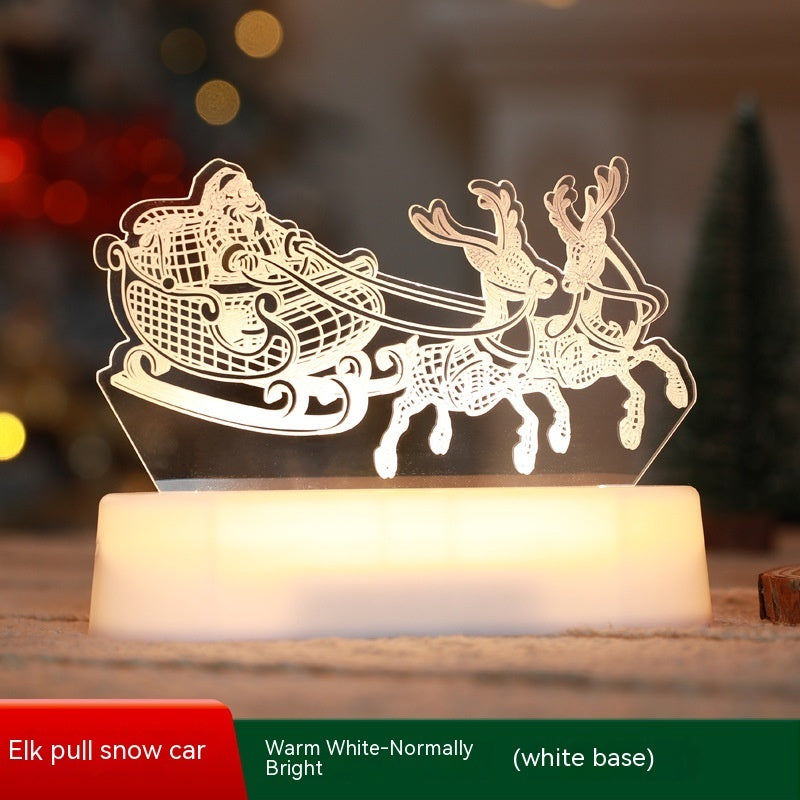 Christmas Decoration 3D Lamp Acrylic