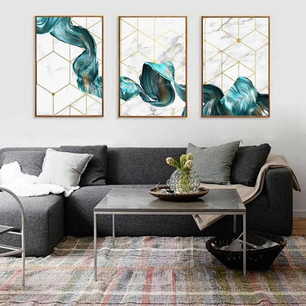 Fashion Modern Light Luxury Triple Decorative Painting Fendax 0