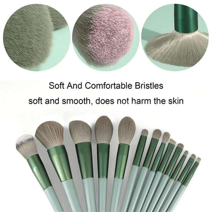 13Pcs Makeup Brush Set Make Up Concealer Brush Blush Powder Brush Eye Shadow Highlighter Foundation Brush Cosmetic Beauty Tools Fendax 0