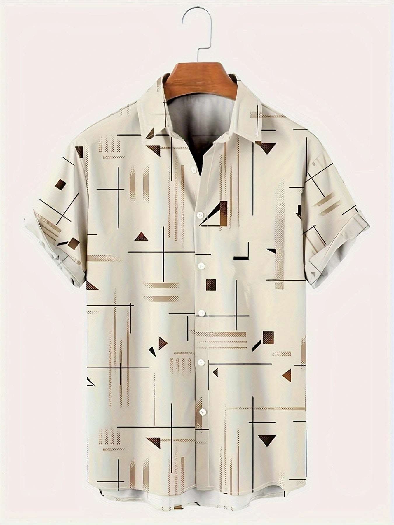Fashion Printed Shirt Summer Menswear Printing Fendax 0