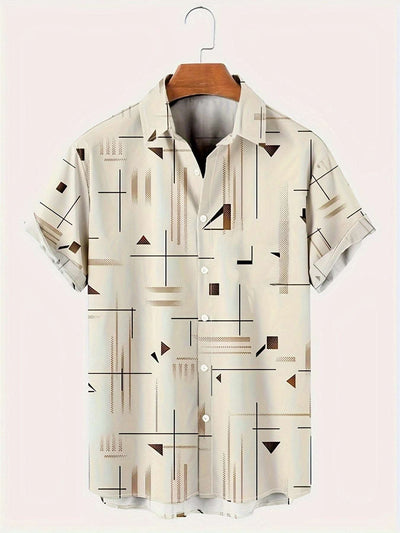 Fashion Printed Shirt Summer Menswear Printing Fendax 0