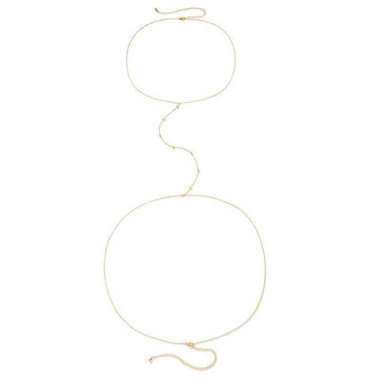 Necklace One Piece Chain Female Metal Orb Chain Body Chain Waist Chain Fendax 0