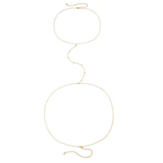 Necklace One Piece Chain Female Metal Orb Chain Body Chain Waist Chain Fendax 0