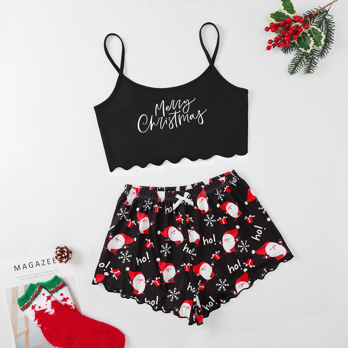 Christmas Thin Pajamas Set