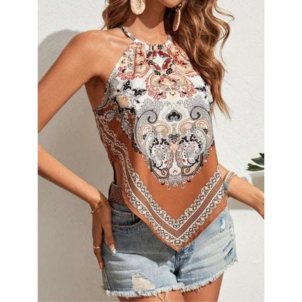 Summer Fashion Women's Wear Printed Camisole Top Fendax 0