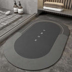 Dark Grey / Oval / 40x60cm