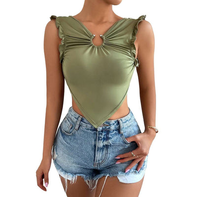Ladies Fashion Summer Bottoming T-Shirt Tops Fendax 0