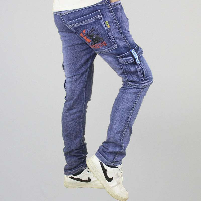 Boys Casual Pants Straight Stretch