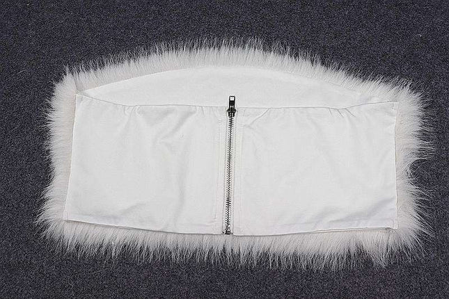 Hot Girl Super Short Outer Wear Tube Top Fendax 0