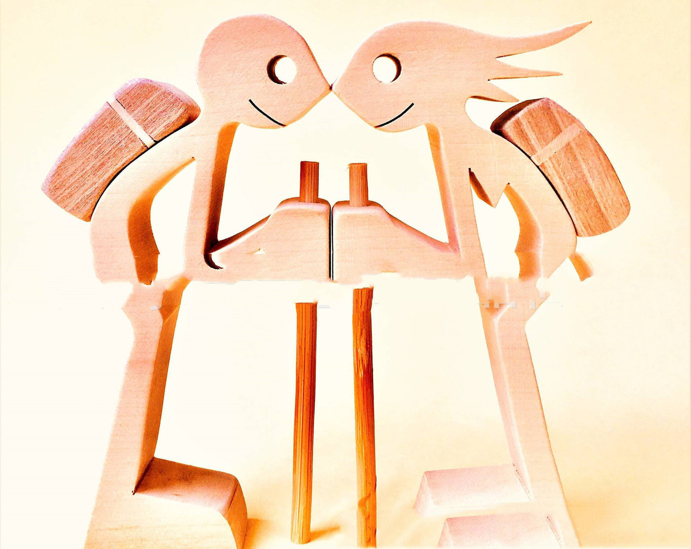 DIY Figurine Wood Dog Ornament