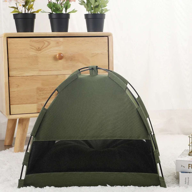 Cat Tent Cooling Mat Dog House Pet Sofa Camping Dog Bed With Cushion For Dog Kennel Indoor Cat Nest Cat Bed Pets Products Fendax 0