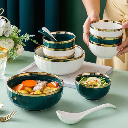 Light Luxury Nordic Creative Home Ceramic Rice Bowl Fendax 0