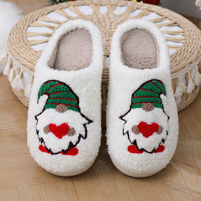 Cute Cartoon Santa Claus Home Slippers