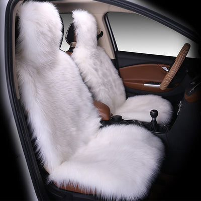Car Seat Cover Plush Cushion Three-pieces