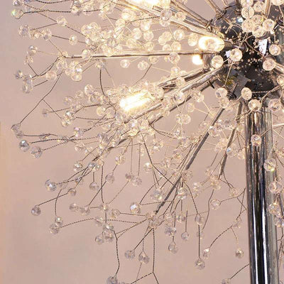 Luxury Decorative Vertical Crystal Floor Lamp Fendax 0
