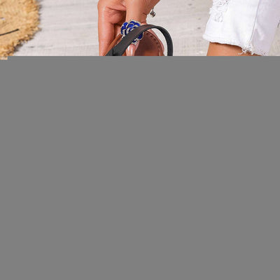 Women's Shoes Color Matching Velcro Women's Flat Sandals Fendax 0