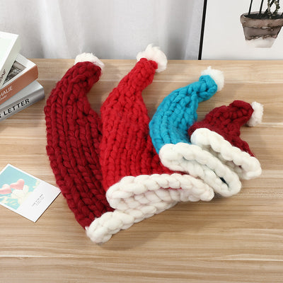 Christmas Plush Hat With Pompom
