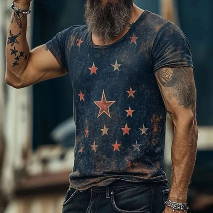 Sale 3D Creative Pattern Short Sleeve T-shirt Fendax 0
