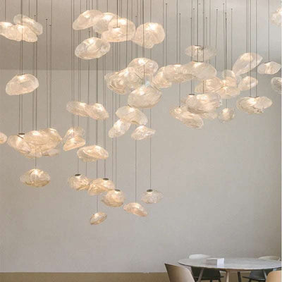 Postmodern Light Luxury Glass Decorative Chandelier Fendax 0