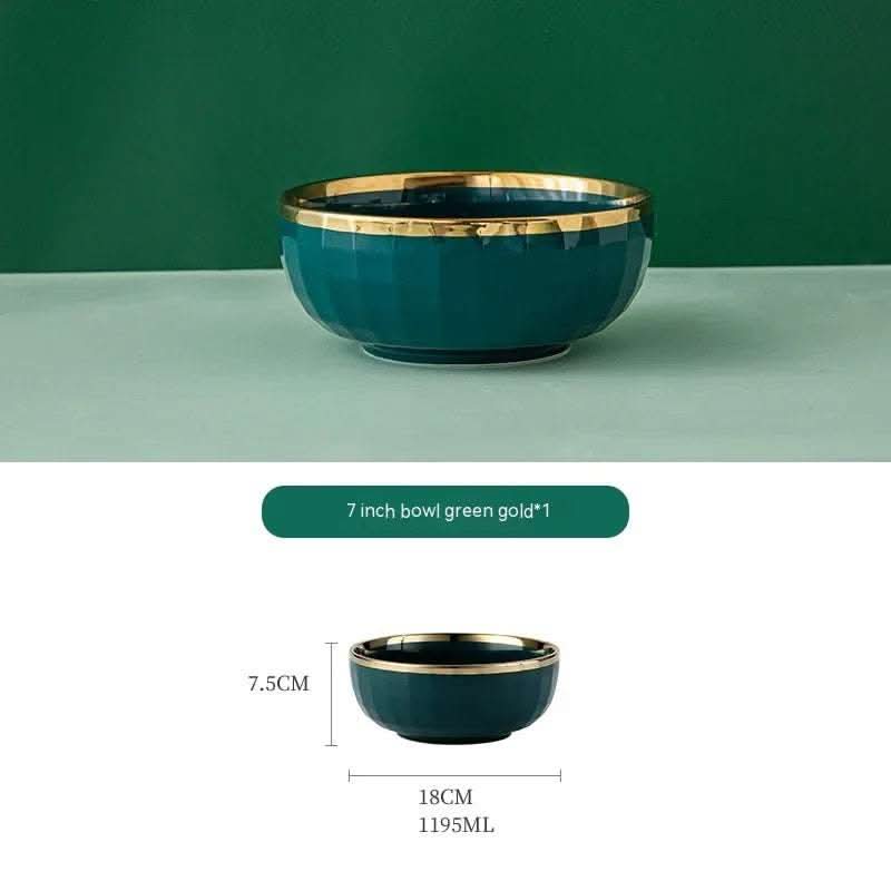 Light Luxury Nordic Creative Home Ceramic Rice Bowl Fendax 0