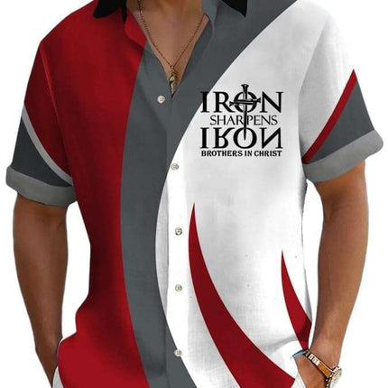 Men's Fashion Hawaiian Digital Printing Shirt Fendax 0