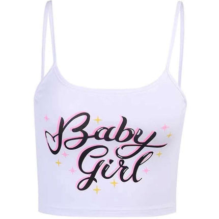 Sweet Baby Girl Starry Crop Tank Top For Women Fendax 0