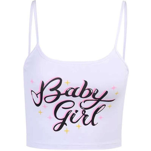 Sweet Baby Girl Starry Crop Tank Top For Women Fendax 0