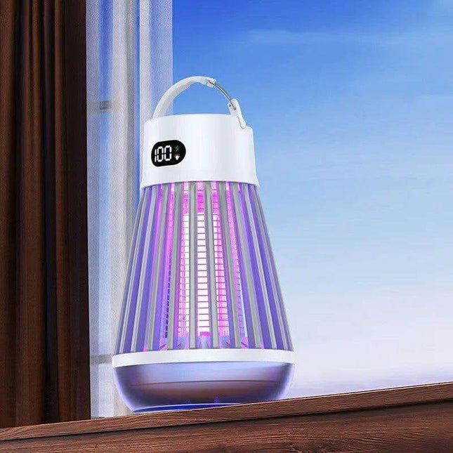 Digital Display Mosquito Killer Lamp Electric Shock Mosquito Trap Light Radiationless Insect Repellent Trap For Bedroom Outdoor Summer Gadgets Fendax 0