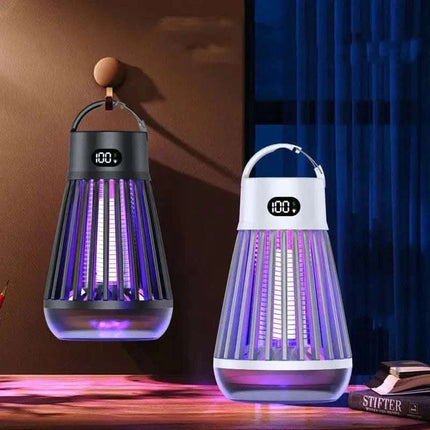 Digital Display Mosquito Killer Lamp Electric Shock Mosquito Trap Light Radiationless Insect Repellent Trap For Bedroom Outdoor Summer Gadgets Fendax 0