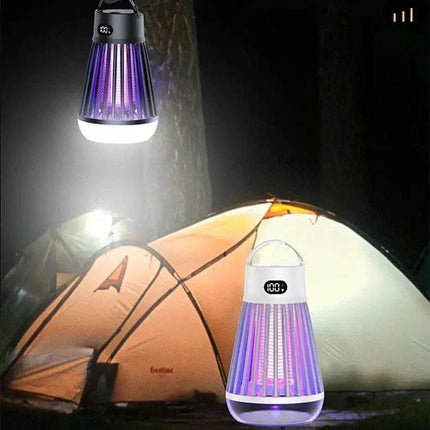 Digital Display Mosquito Killer Lamp Electric Shock Mosquito Trap Light Radiationless Insect Repellent Trap For Bedroom Outdoor Summer Gadgets Fendax 0