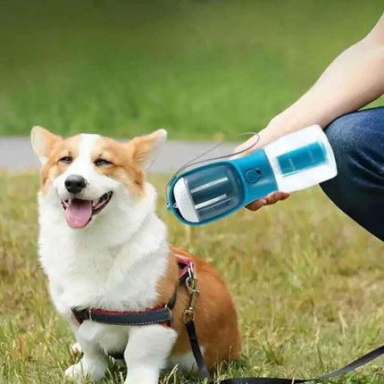 Dog Water Cup Drinking Food Garbage Bag Three-in-one Portable Small Multi-functional Pet Cups Pets Supplies Fendax 0