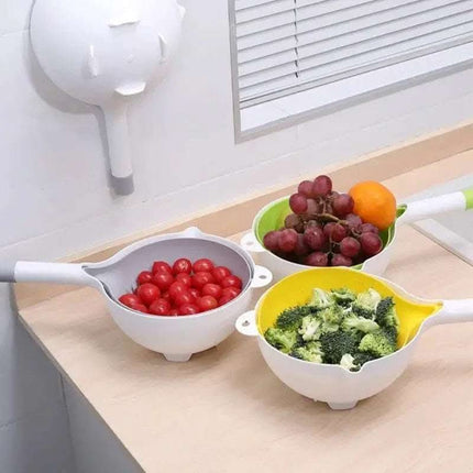 Double-layer Drain Basket Home Living Room Creative Kitchen Gadgets Fendax 0