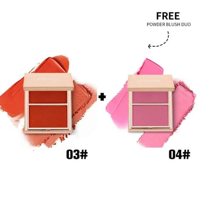 PHOFAY Double-Take Cream & Powder Blush Duo Fendax 4