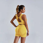 Yellow / Bra and Short / S