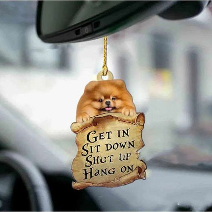 Car Dog Pendant Pendant, Car Key Backpack Accessories Fendax 0