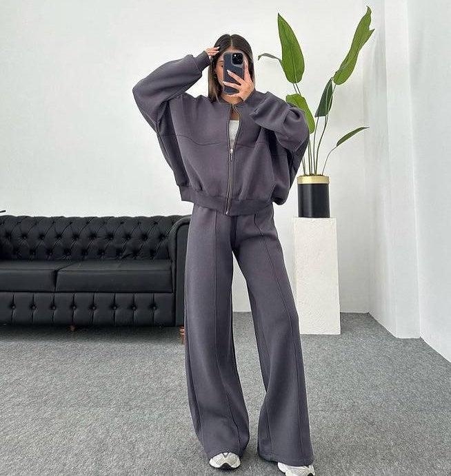 Cardigan Pants Two-piece Set