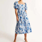 Light Blue Flowers / XXS