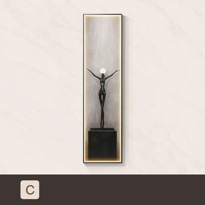 Modern Light Luxury Led Luminous Entryway Decorative Painting Fendax 0