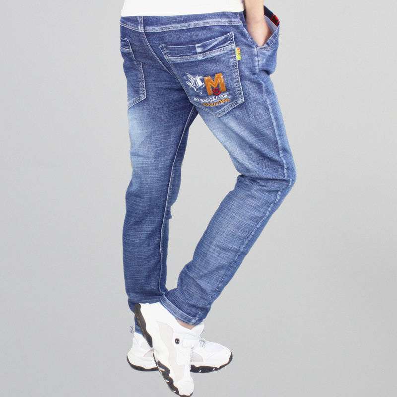 Boys Casual Pants Straight Stretch
