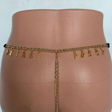 Customized Thong Waist Chain Body Chain Fendax 7