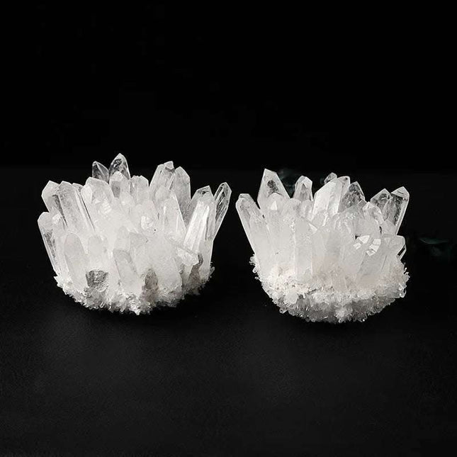 White Crystal Cluster Ornaments Home Office Home Fendax 0