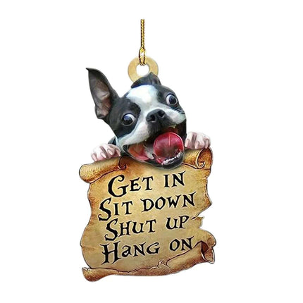 Car Dog Pendant Pendant, Car Key Backpack Accessories Fendax 0