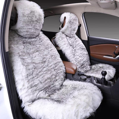 Car Seat Cover Plush Cushion Three-pieces