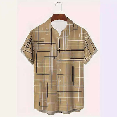 Fashion Printed Shirt Summer Menswear Printing Fendax 0