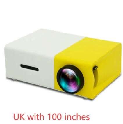 Portable Projector 3D Hd Led Home Theater Cinema HDMI-compatible Usb Audio Projector Yg300 Mini Projector Fendax 0