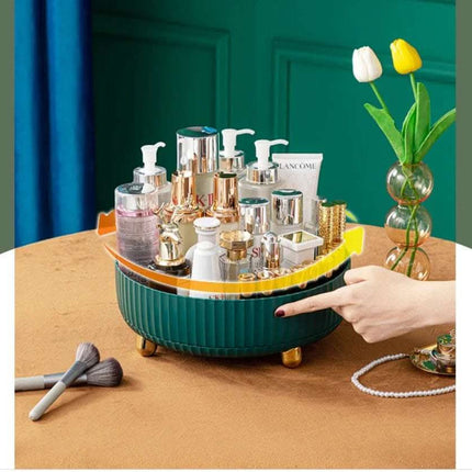 Home Light Luxury Cosmetic Storage Box Can Be Rotated Fendax 0