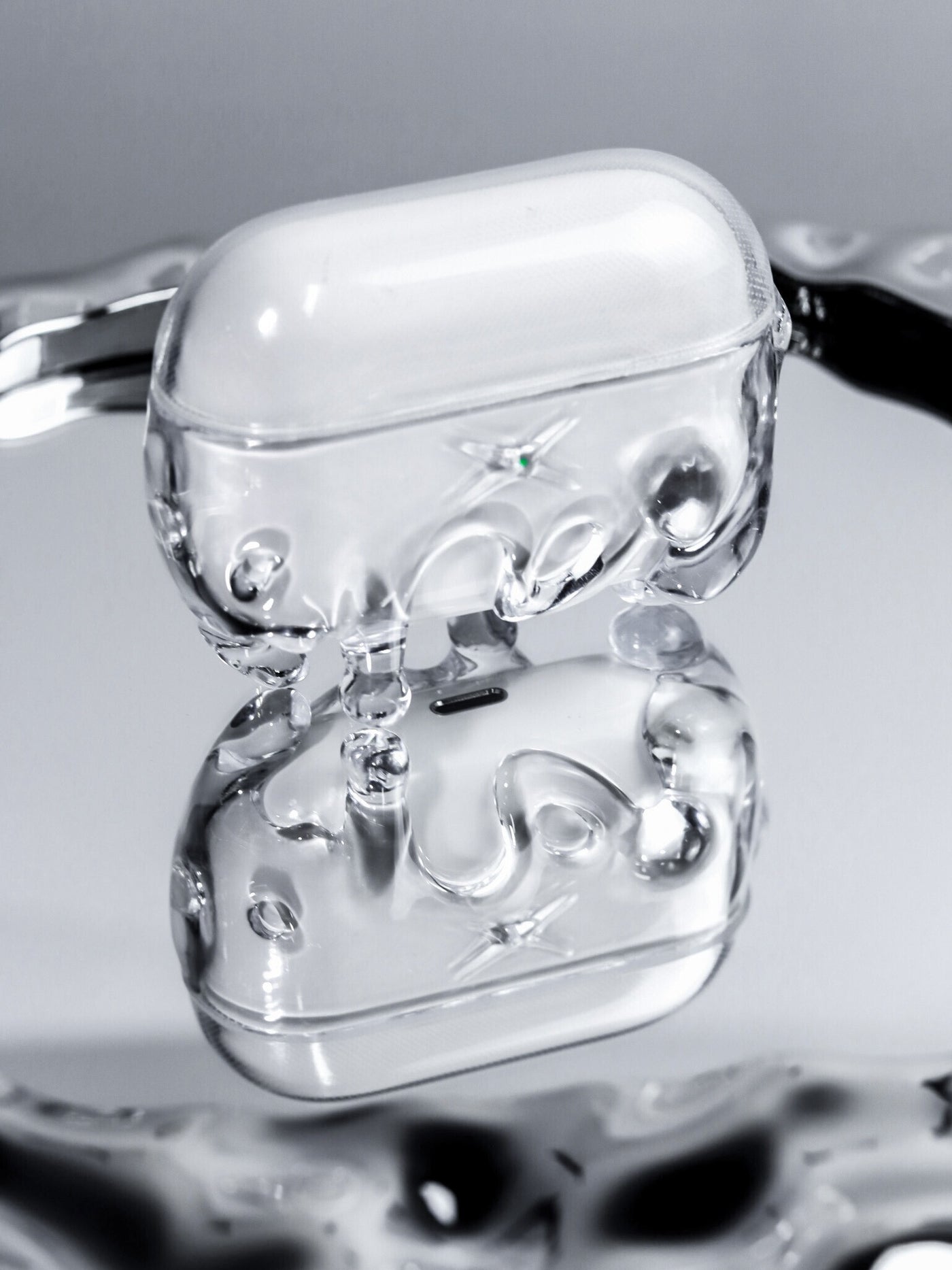 Transparent Bluetooth Earbuds Case