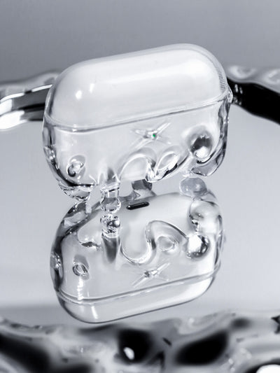 Transparent Bluetooth Earbuds Case